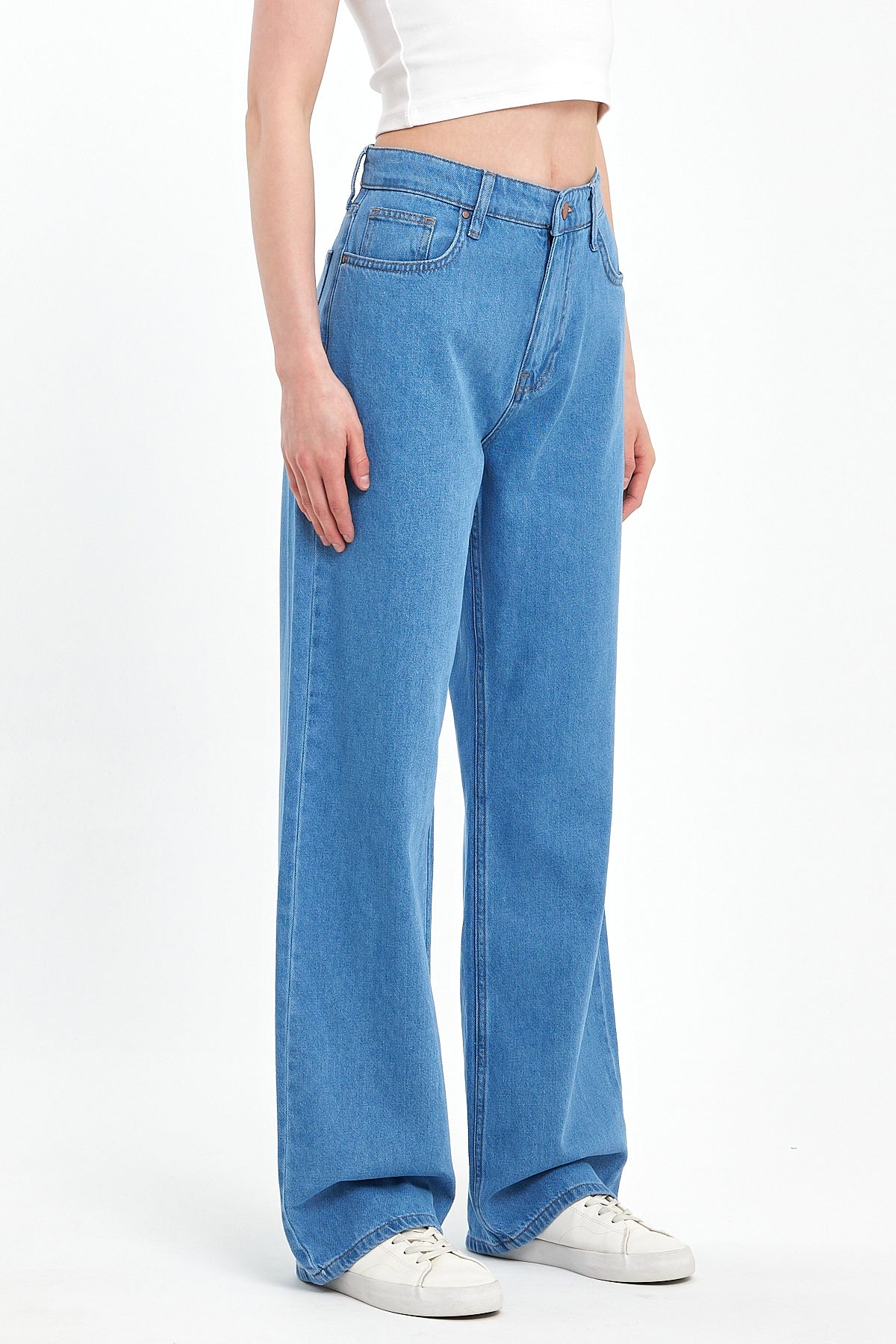 Alexandra 010 Wide Leg Fit Denim Trousers 0916