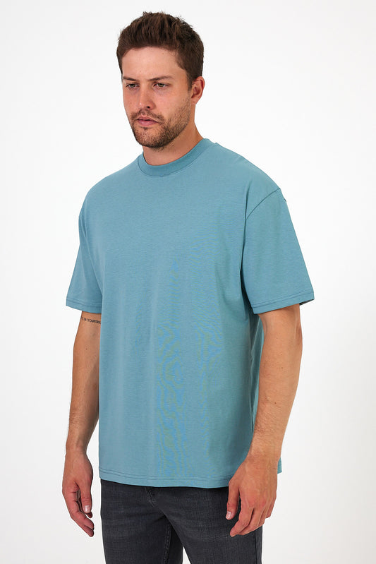 Men's Crew Neck Los Angeles Printed T-shirt 7029