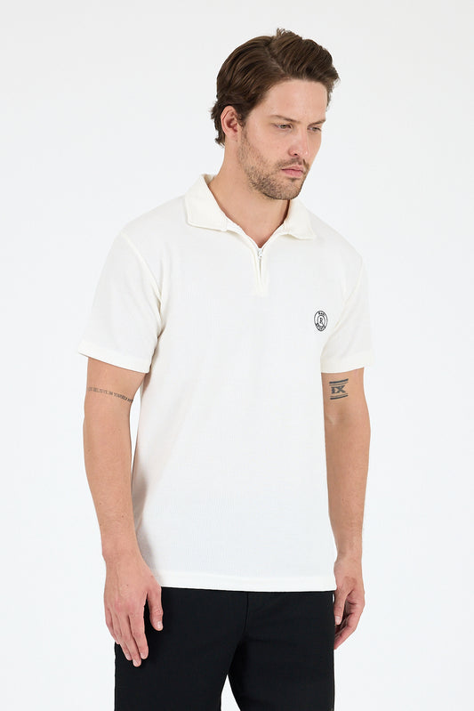 Regular Fit Polo Yaka Kısa Kollu Erkek Tişört 7918
