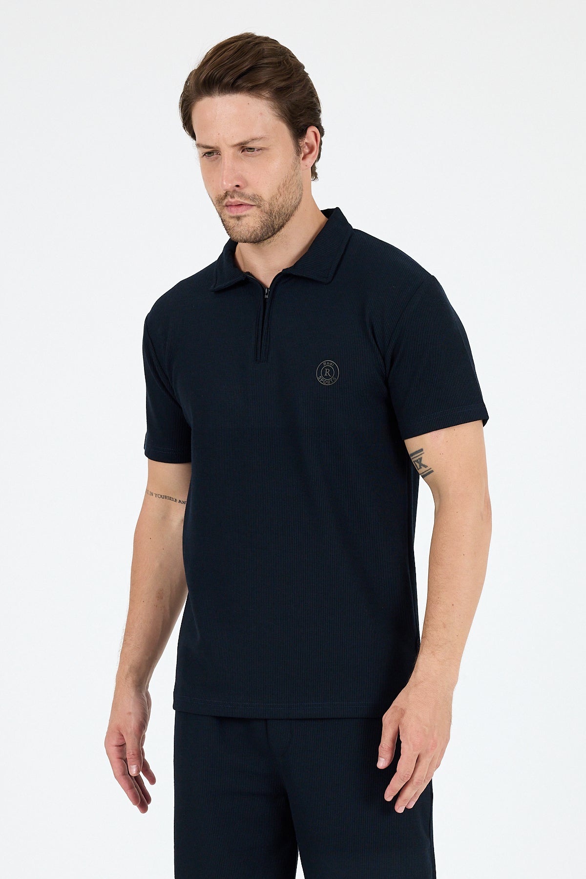 Regular Fit Polo Yaka Kısa Kollu Erkek Tişört 7918