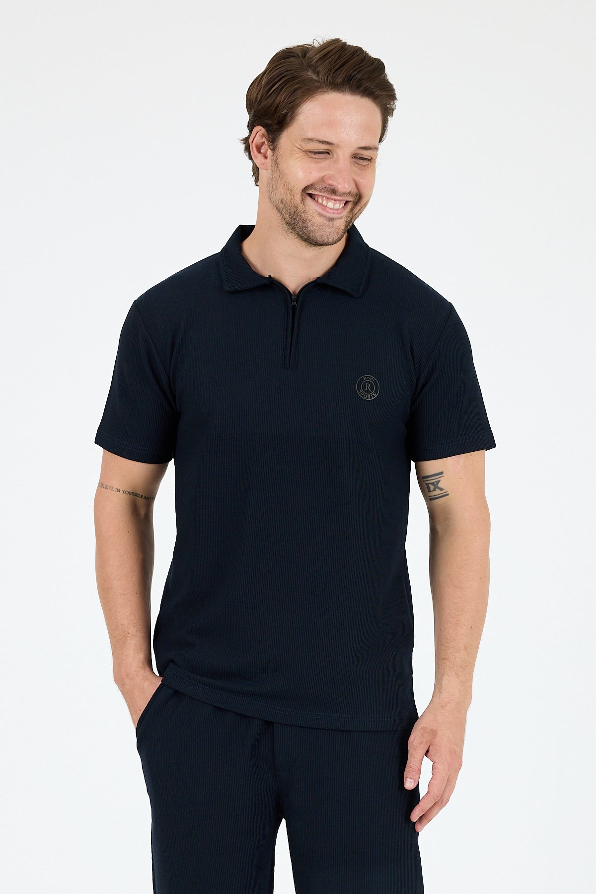 Regular Fit Polo Yaka Kısa Kollu Erkek Tişört 7918