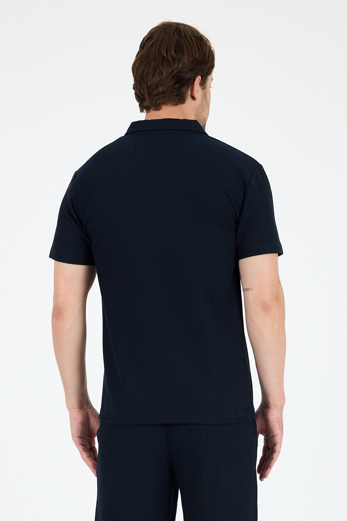 Regular Fit Polo Yaka Kısa Kollu Erkek Tişört 7918