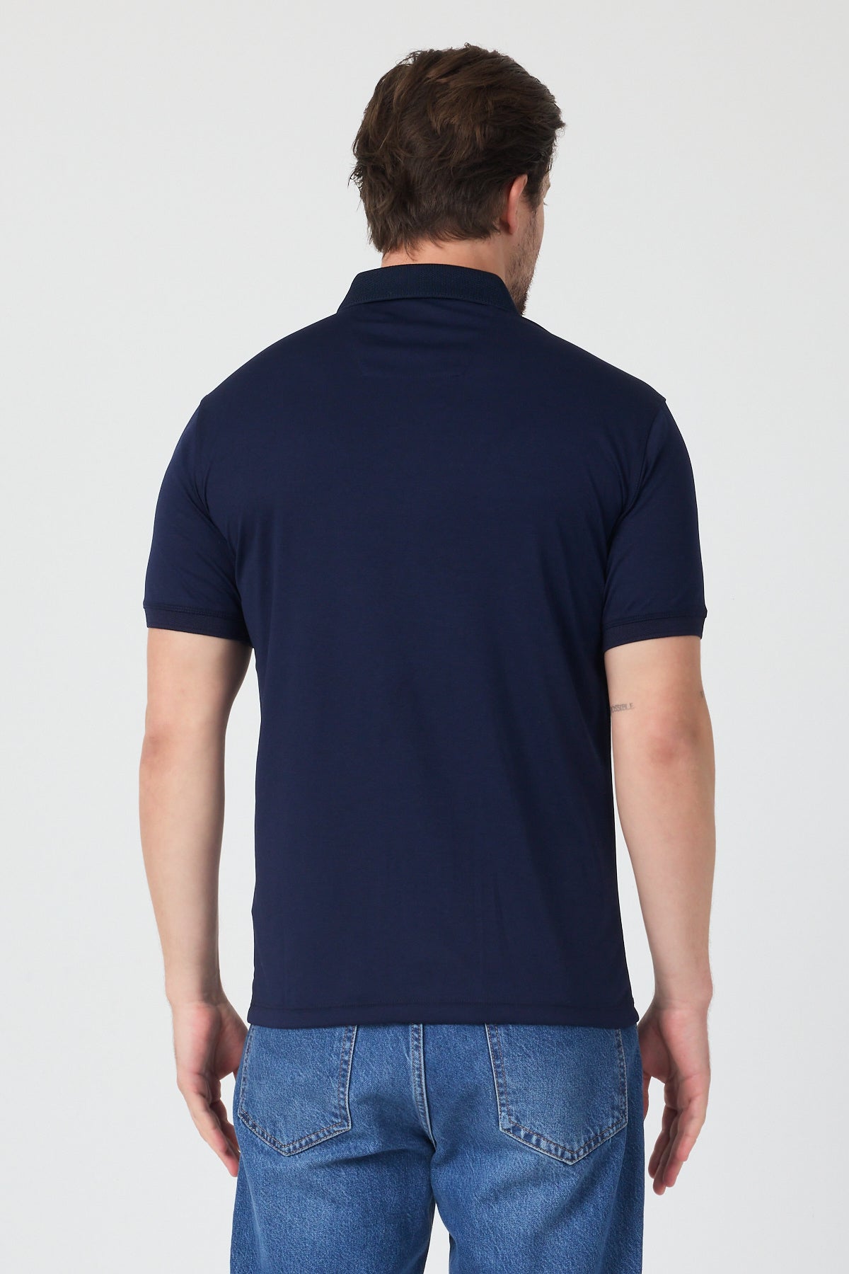 Erkek Önü Cepli Polo Yaka T-shirt-01