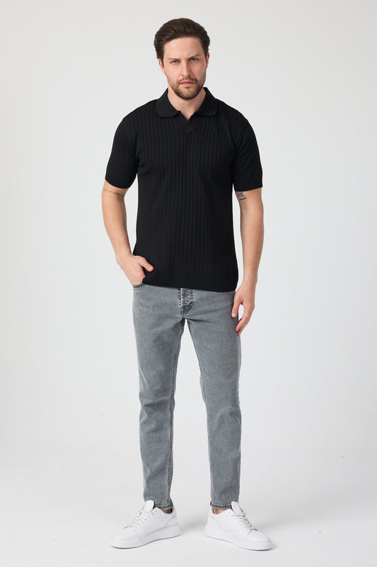 Erkek Polo Yaka Triko T-shirt 10207