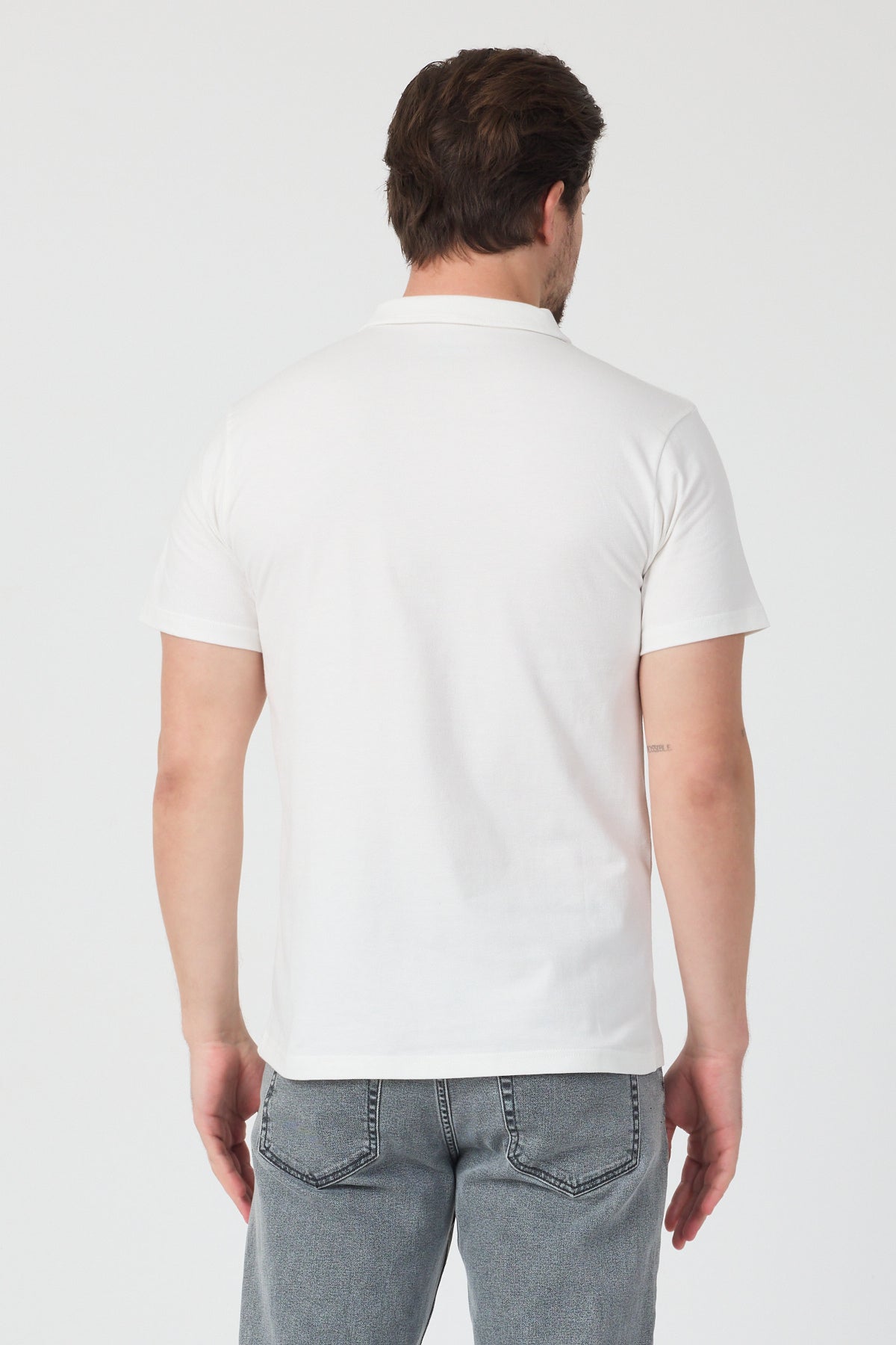 Erkek Polo Yaka Triko T-shirt 10207