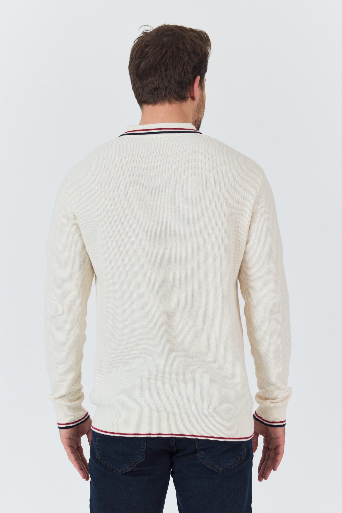Erkek Polo Yaka Sweatshirt 69001