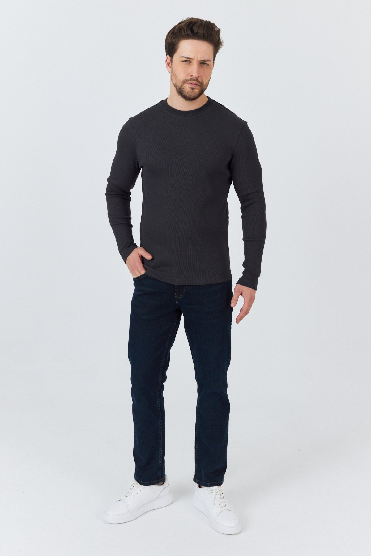 Erkek Uzun Kol Sweatshirt 1258
