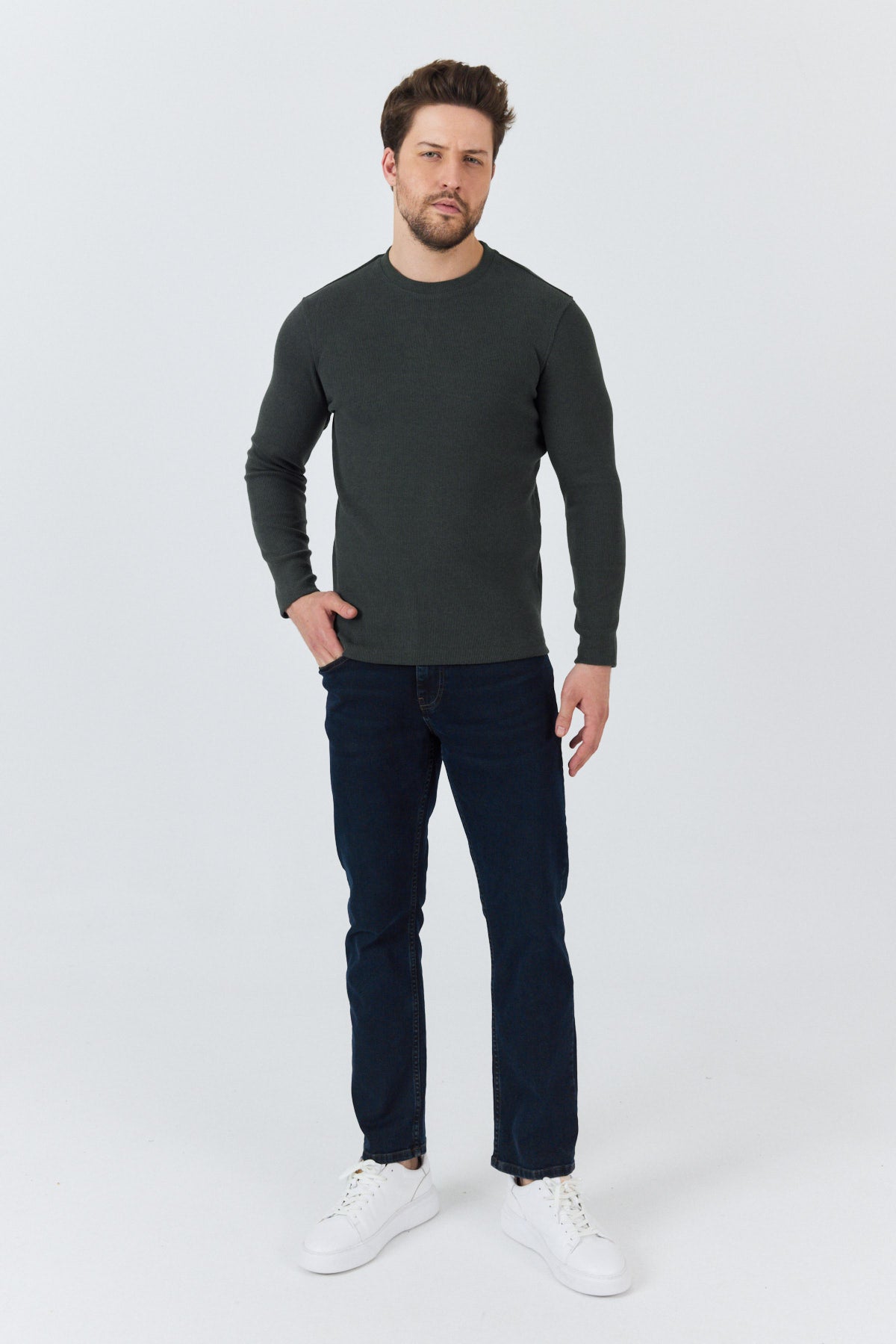Erkek Uzun Kol Sweatshirt 1258