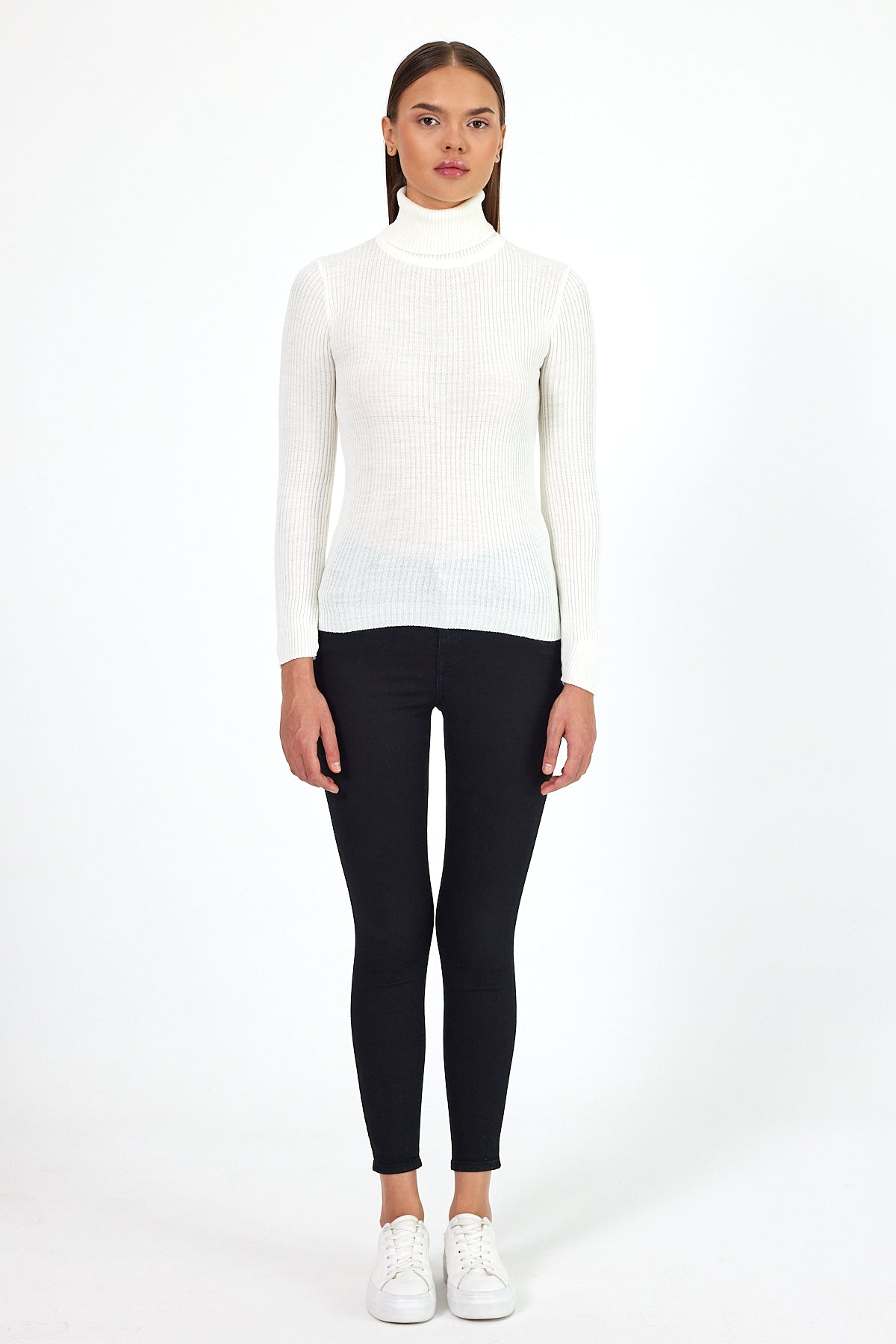 Women's Turtleneck Orlon Badi Knitwear 4453
