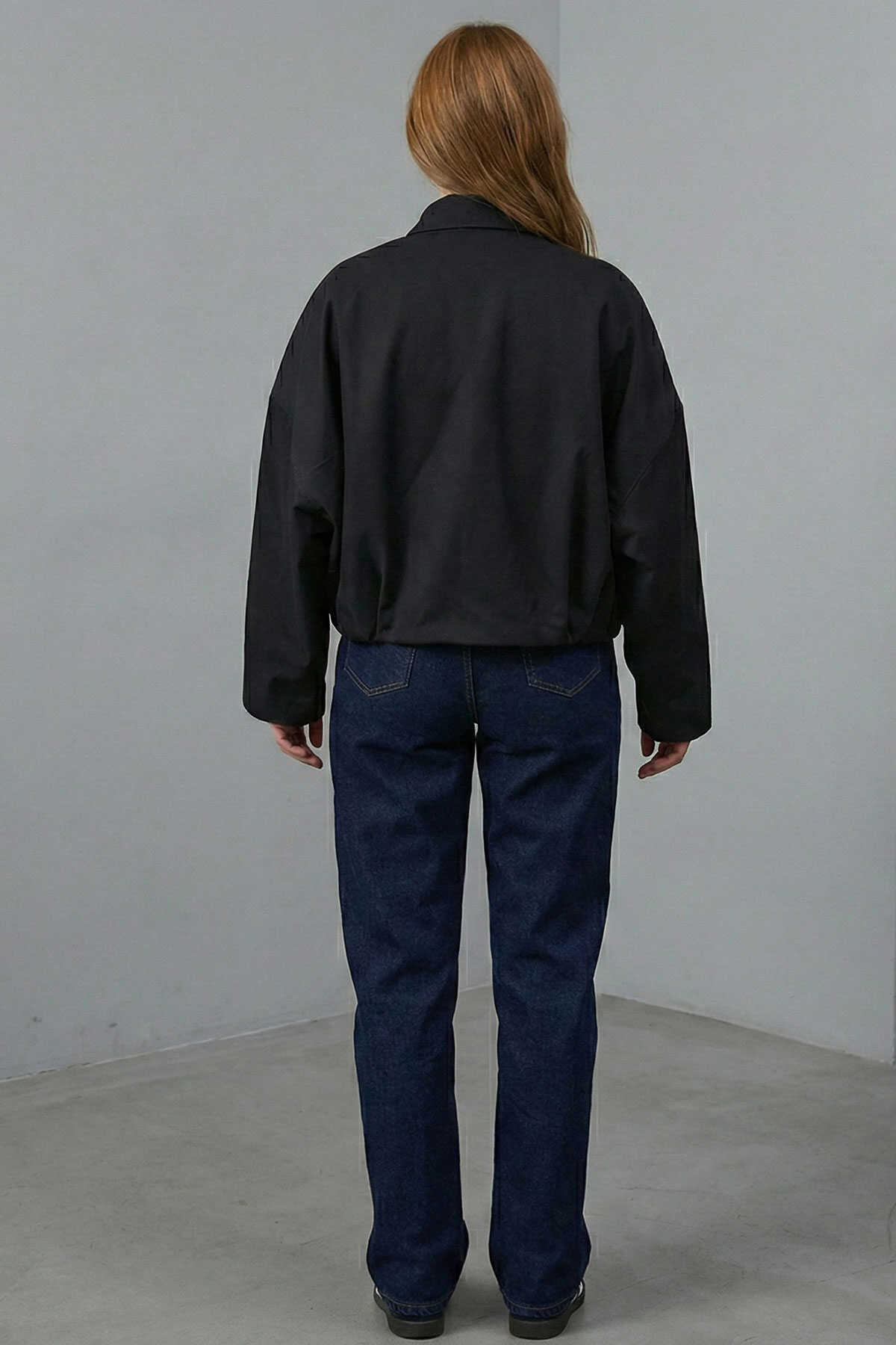 Kadın Oversize Kısa Ceket 0732