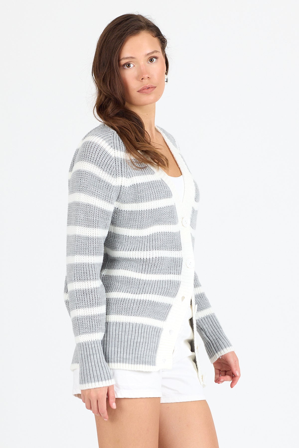 Kadın Triko Hırka 4017 (Standart Beden s-m-l-xl Beden Uyumludur)