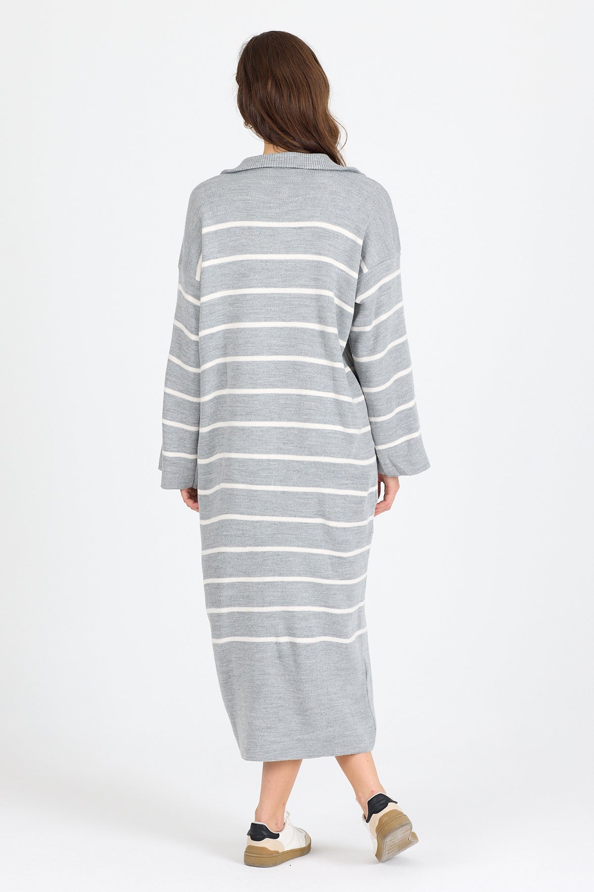 Kadın Uzun Triko Elbise 3112 (Standart Beden s-m-l-xl Beden Uyumludur)