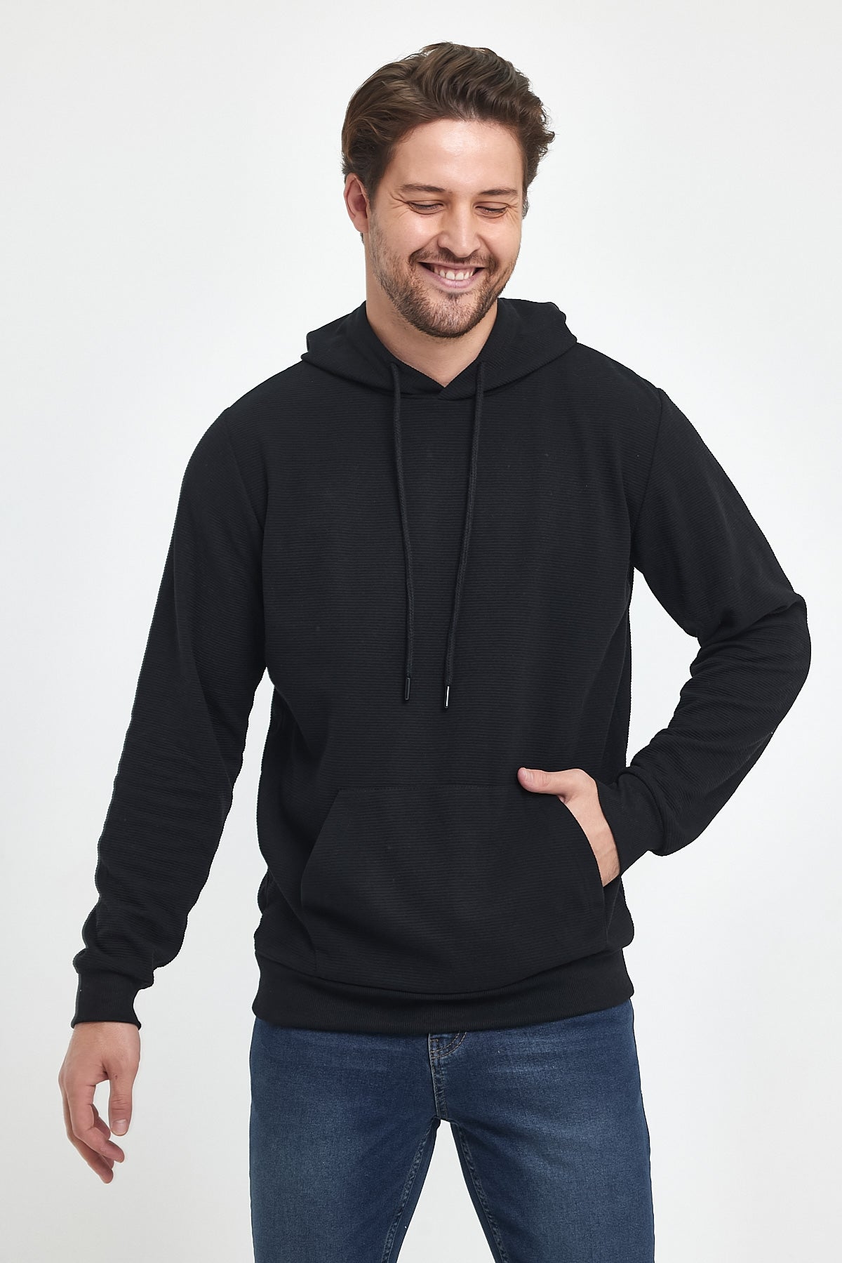 Rodi Erkek Ottoman Kapuşonlu Sweatshirt RD24KE031333