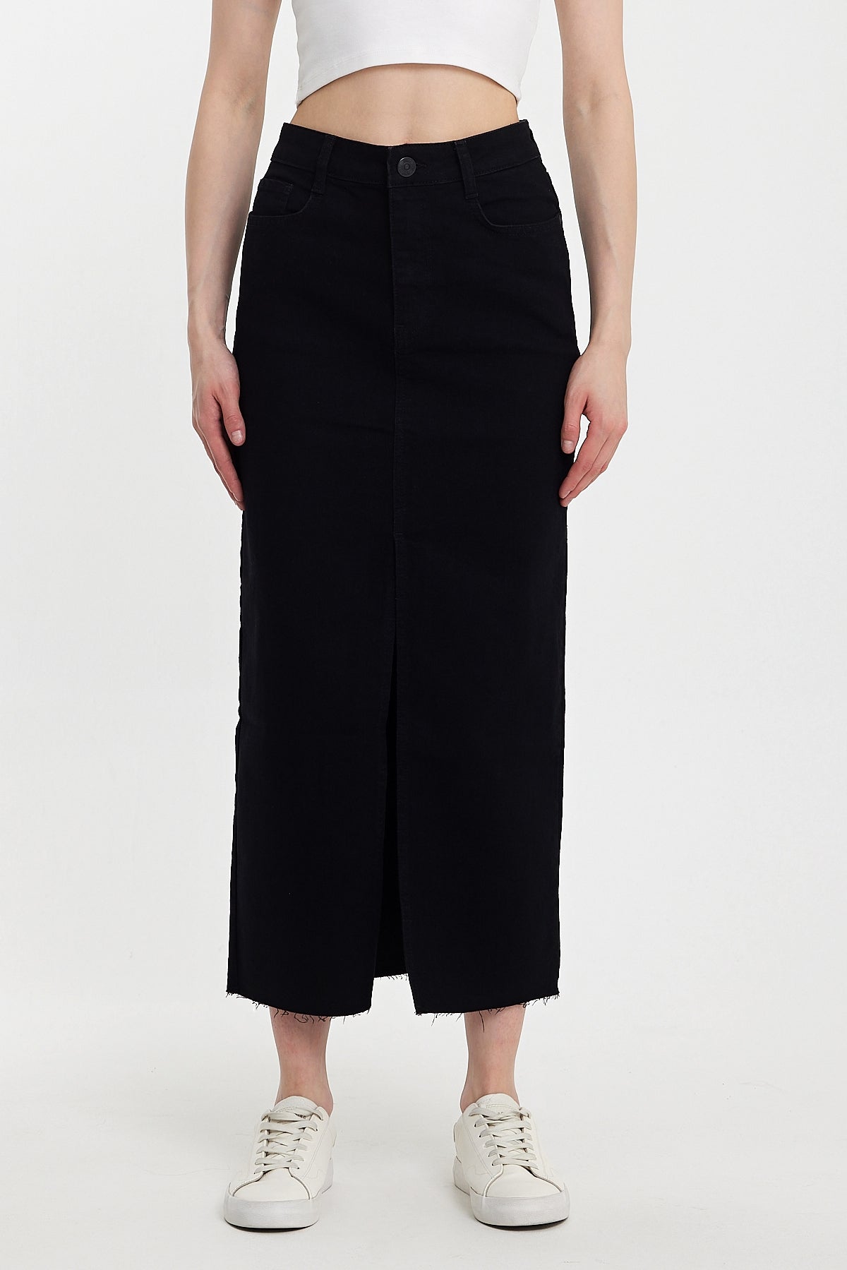 Rodi Women Valery 010 Baggy Fit Denim Skirt RD24XU010909