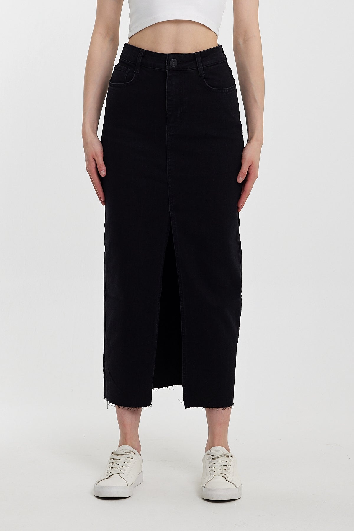 Rodi Women Valery 010 Baggy Fit Denim Skirt RD24XU010909
