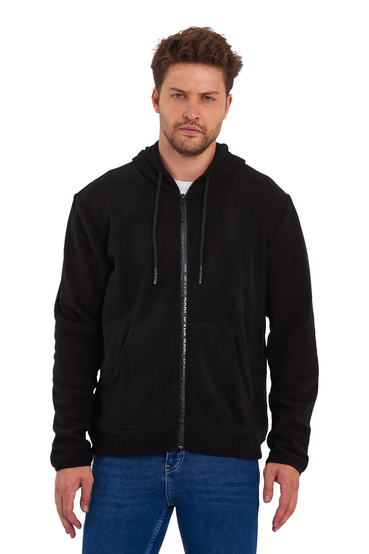 Rodi Micro Fleece Stand-Up Collar Zipper Cardigan RD24KE056031