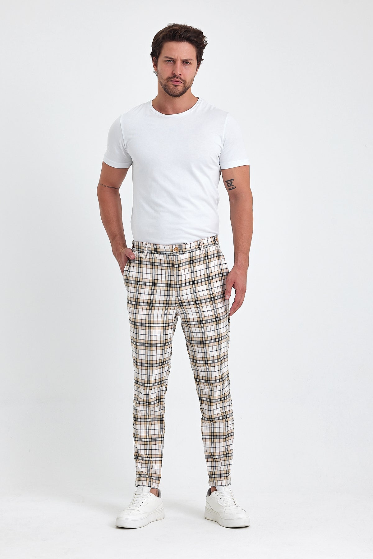 Unisex Checkered Pants 6668