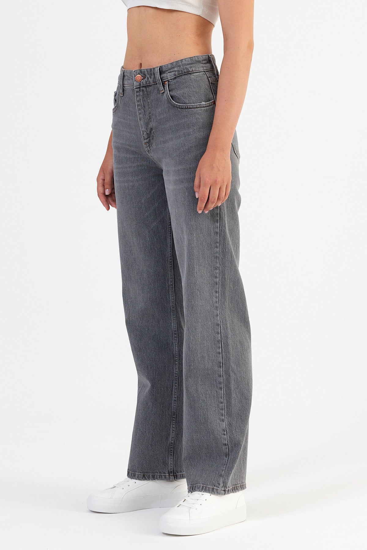 Alexandra 011 Wıde Leg Fıt Denim Pantolon