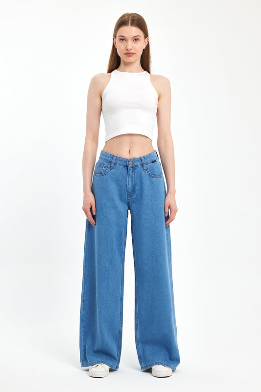 Carmen 010 Baggy Fıt Denim Pantolon 0914