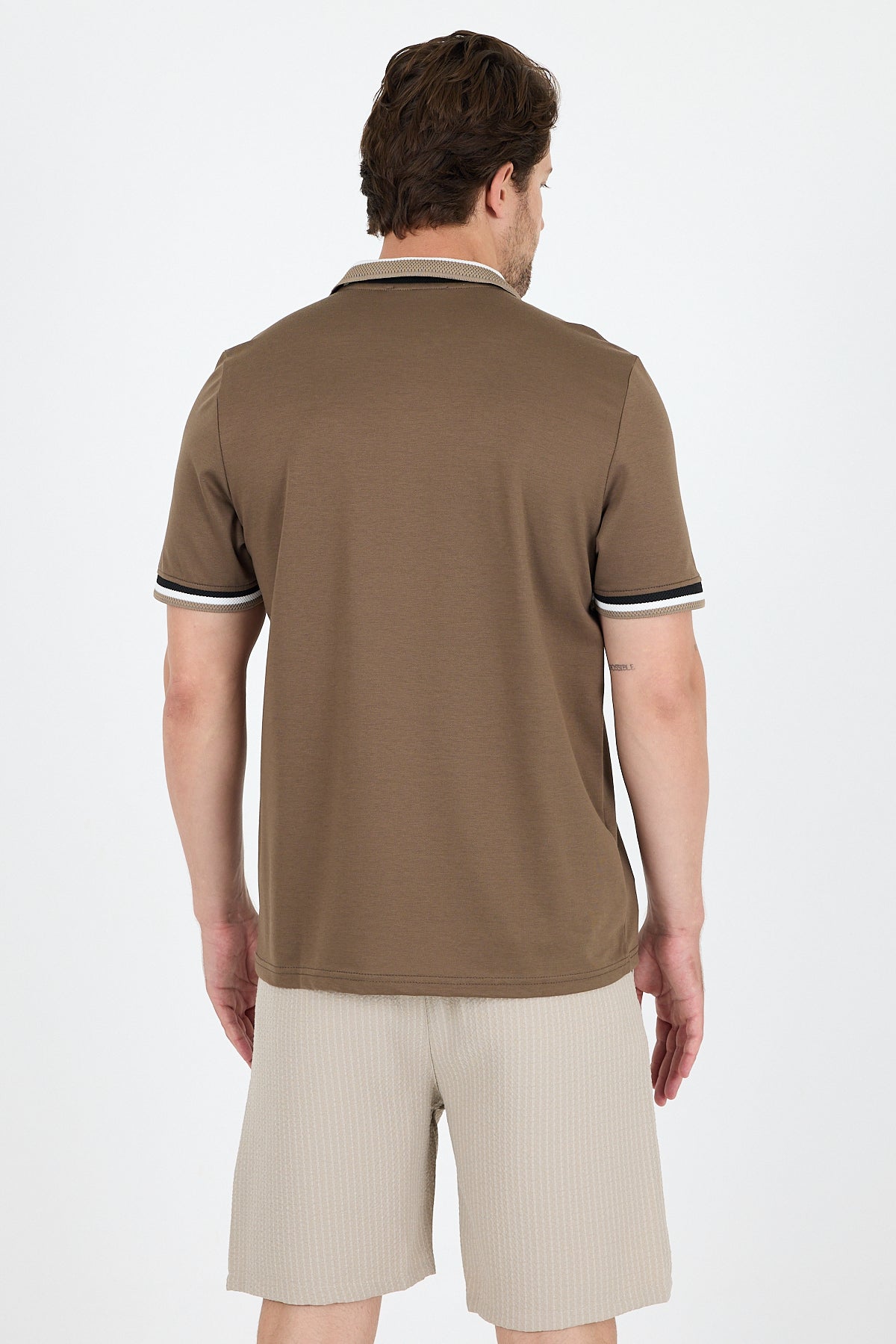Erkek Polo Yaka TShirt  Rahat Kesim Yazlık Spor Tişört 5030