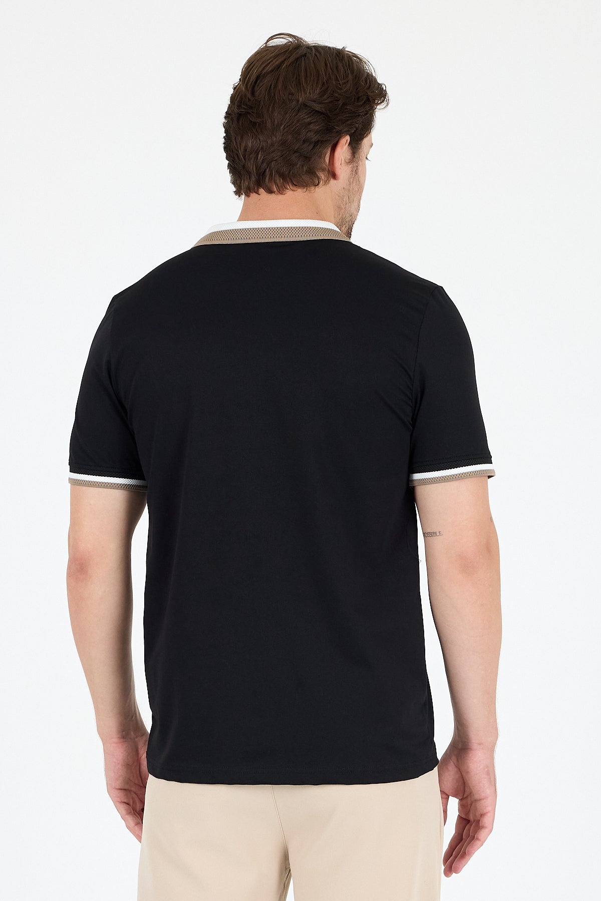 Erkek Polo Yaka TShirt  Rahat Kesim Yazlık Spor Tişört 5030