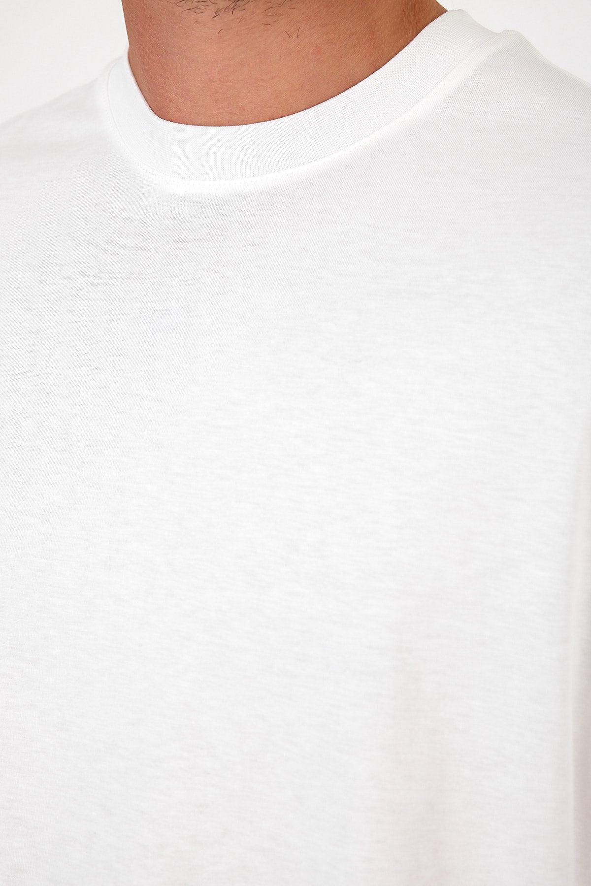 Men's Crew Neck Lion Printed T-shirt 7025