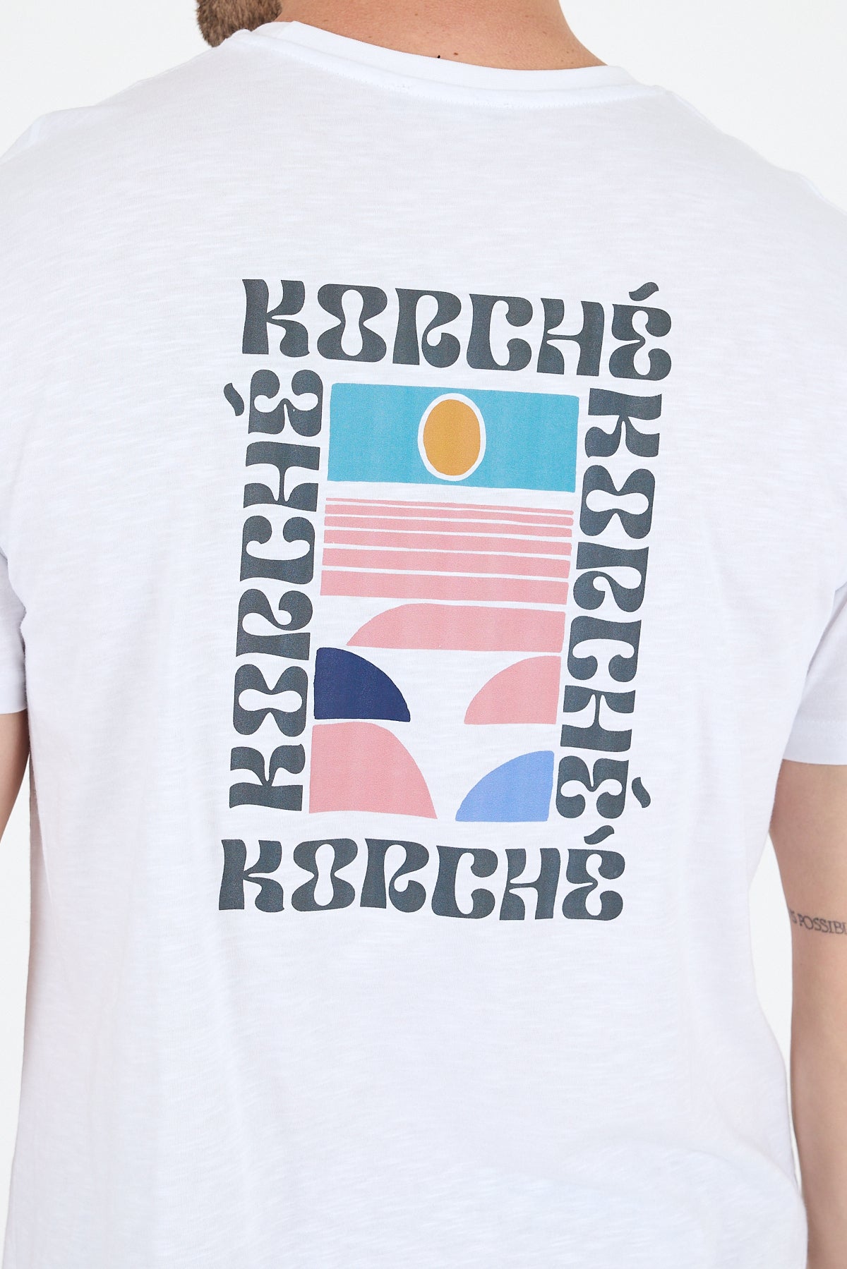 Regular Fit Pamuk Bisiklet Yaka Baskılı Penye Erkek Tişört 0005