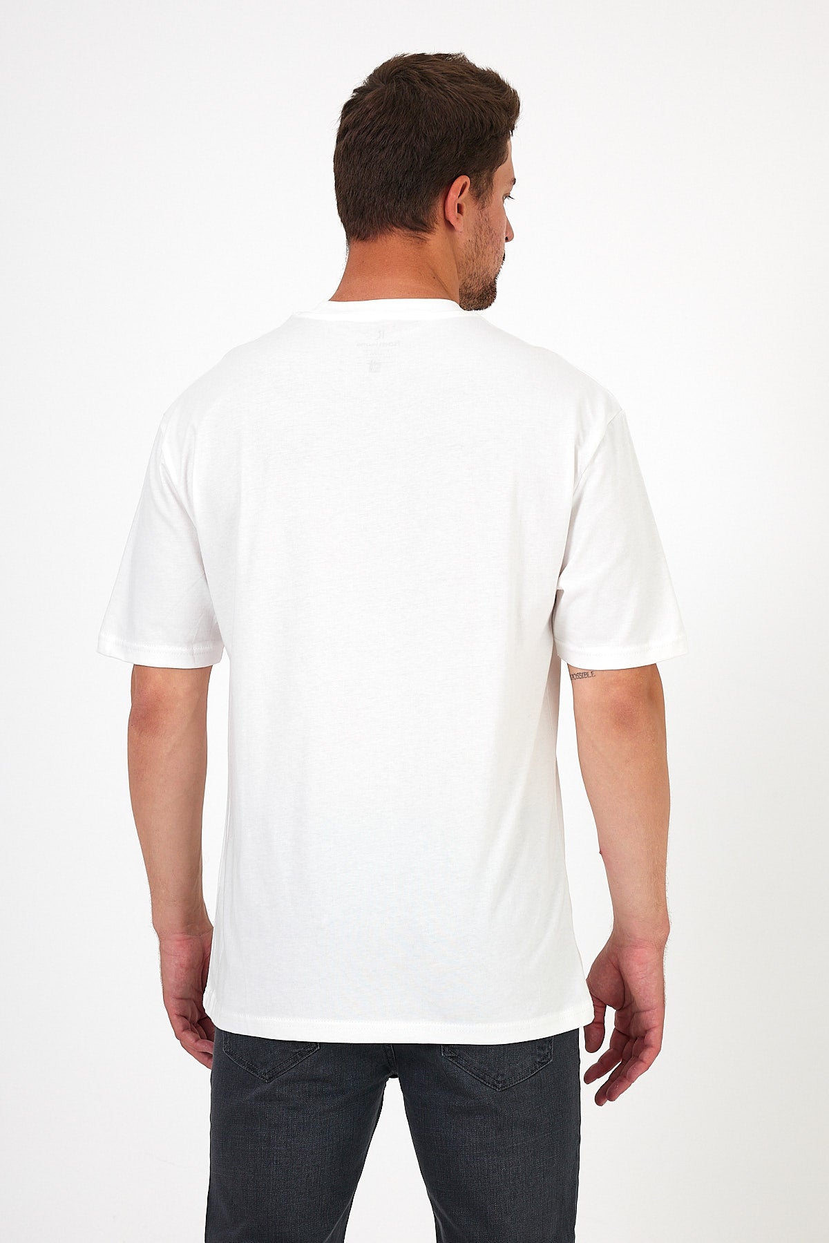 Men's Crew Neck Printed T-shirt 0210