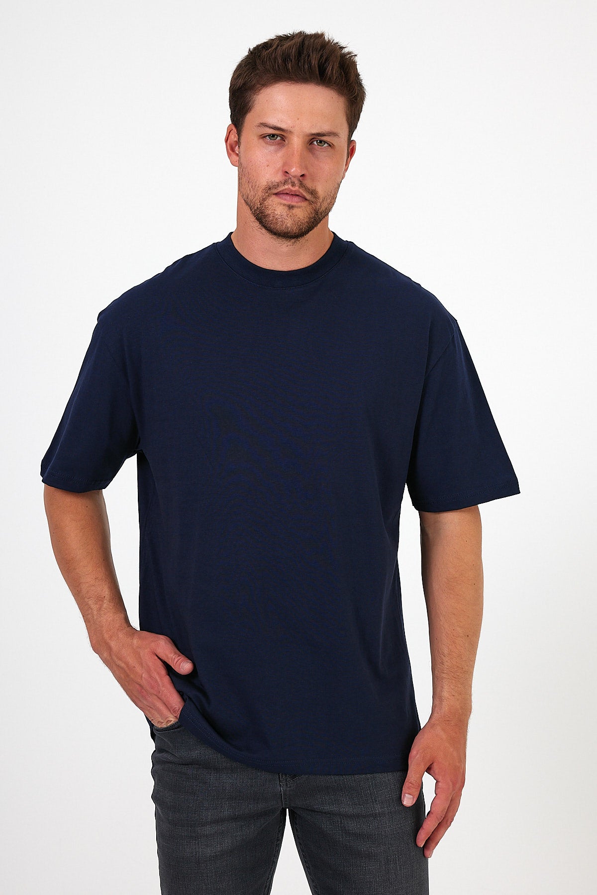 Men's Crew Neck Printed T-shirt 7024