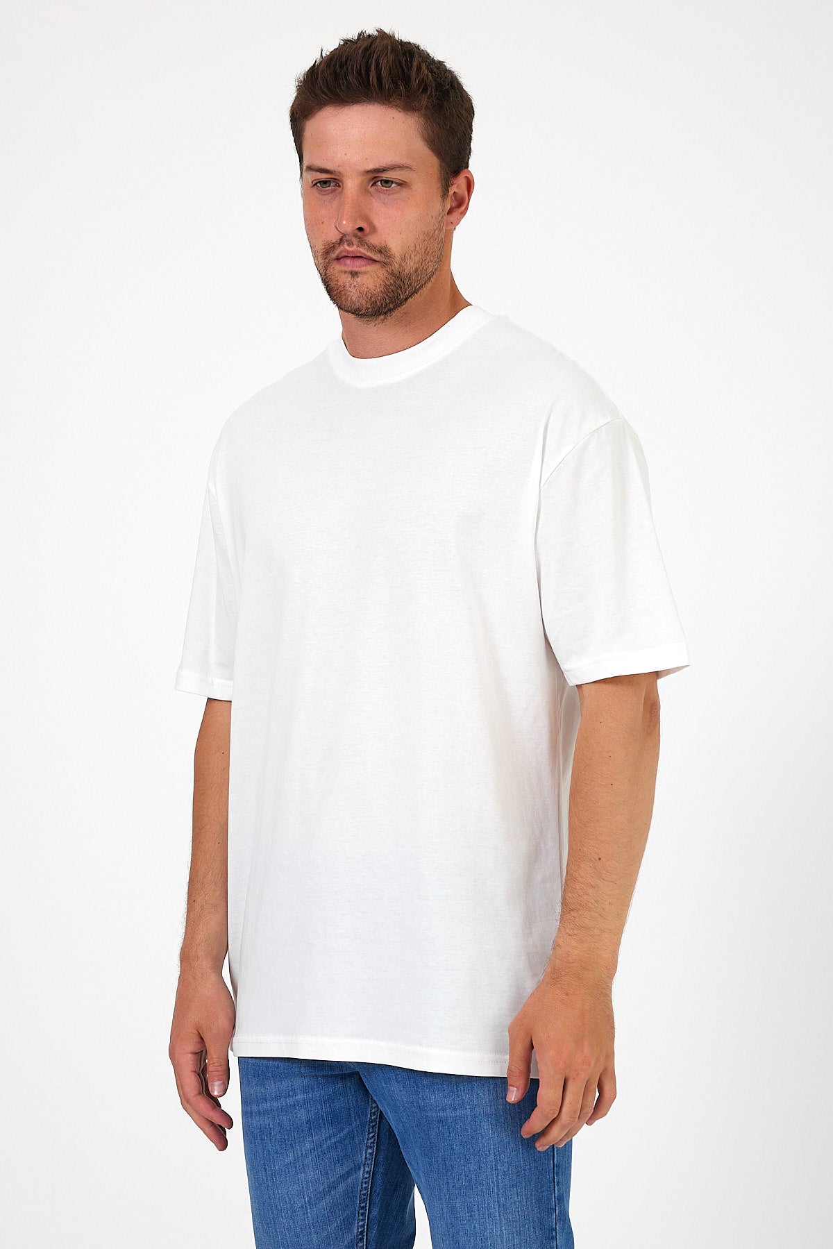 Men's Crew Neck Printed T-shirt 7024