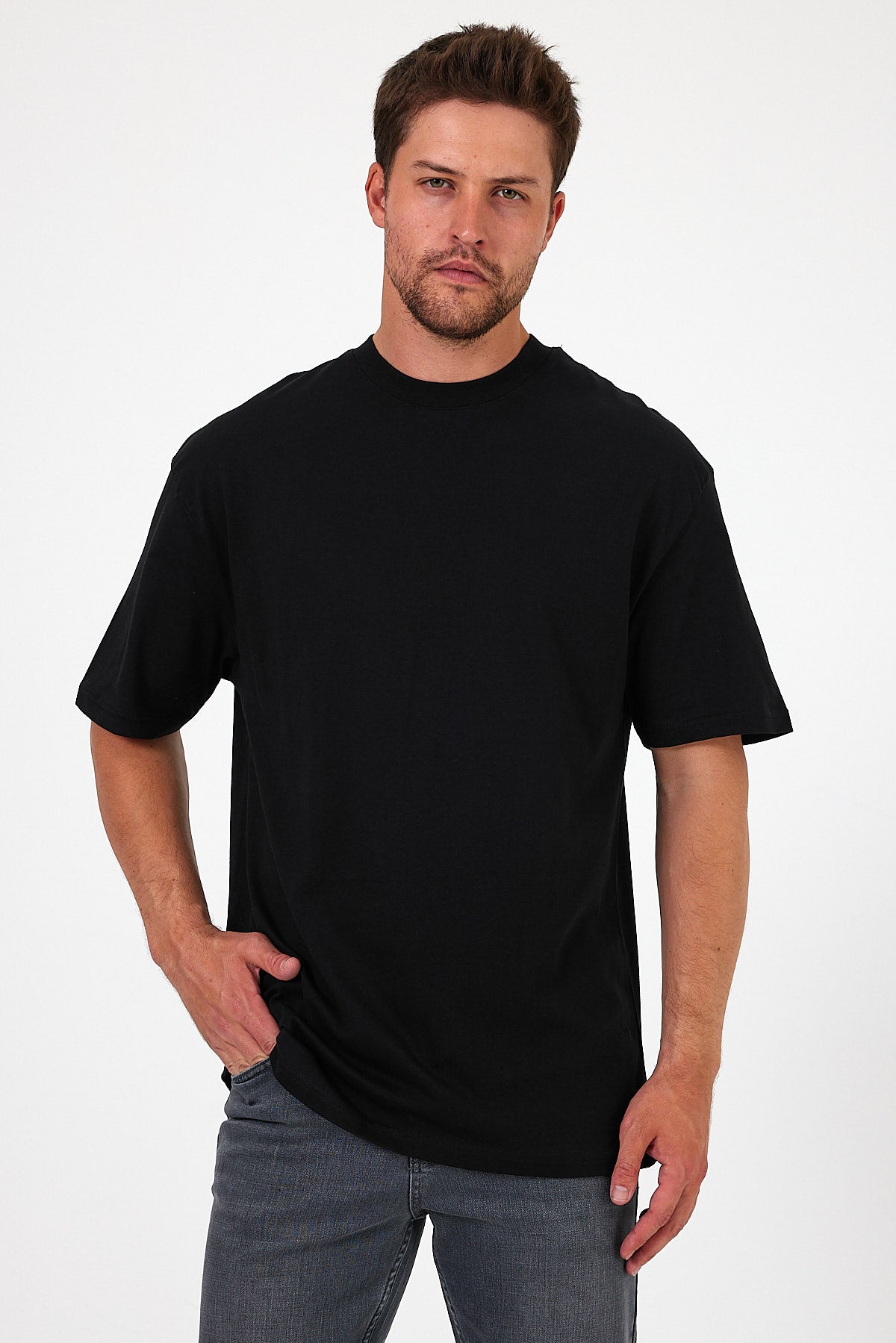 Men's Crew Neck Printed T-shirt 7024