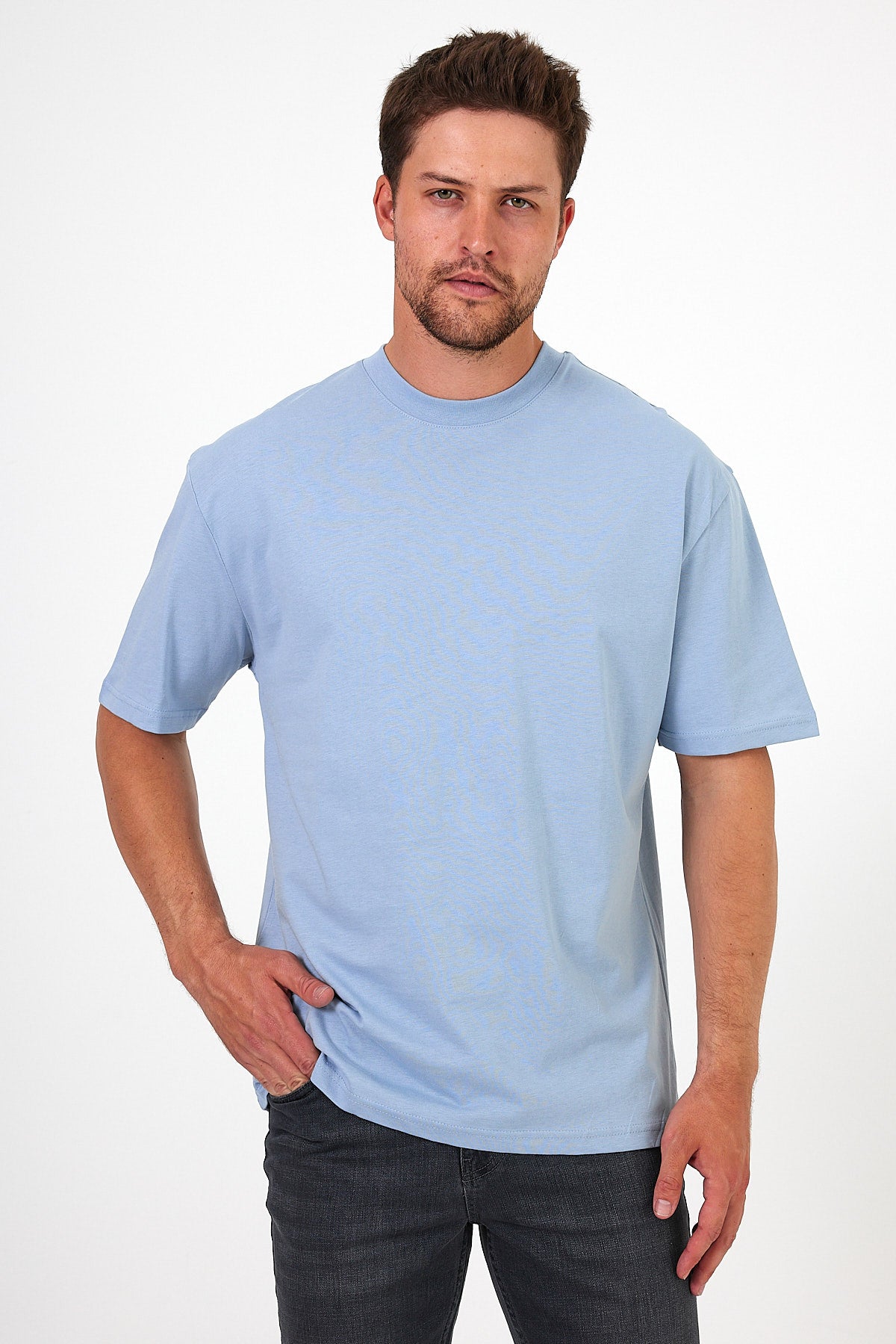 Men's Crew Neck Printed T-shirt 7024