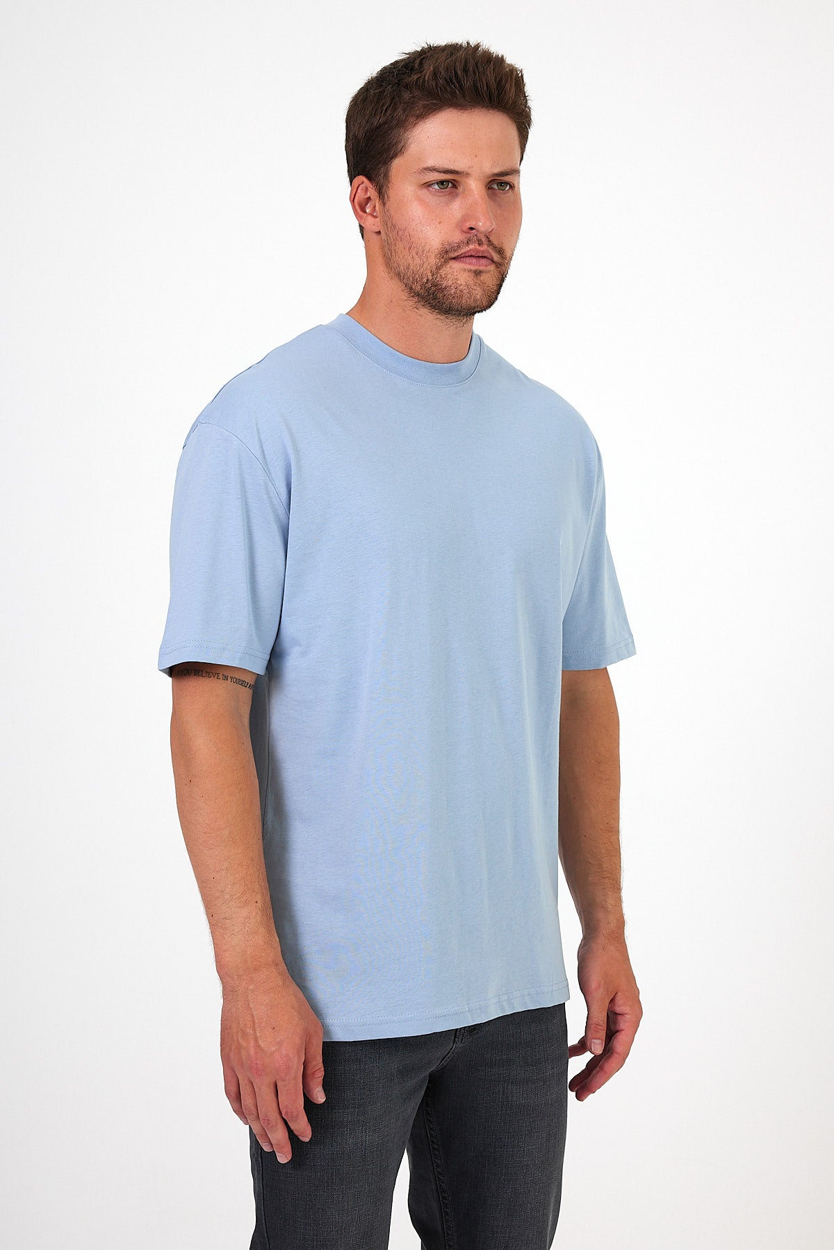 Men's Crew Neck Printed T-shirt 7024