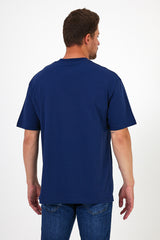 Erkek Bisiklet Yaka Baskılı T-shirt 7028