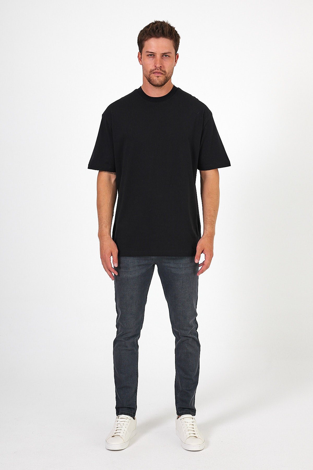 Men's Crew Neck Los Angeles Printed T-shirt 7029