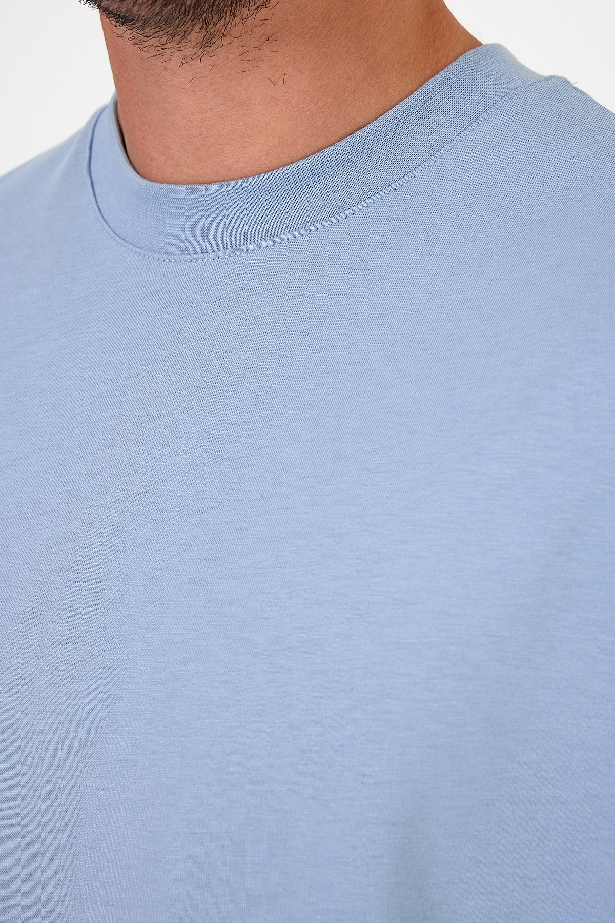 Men's Crew Neck Los Angeles Printed T-shirt 7029