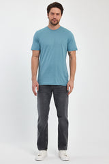 Erkek Bisiklet Yaka  T-shirt 2735