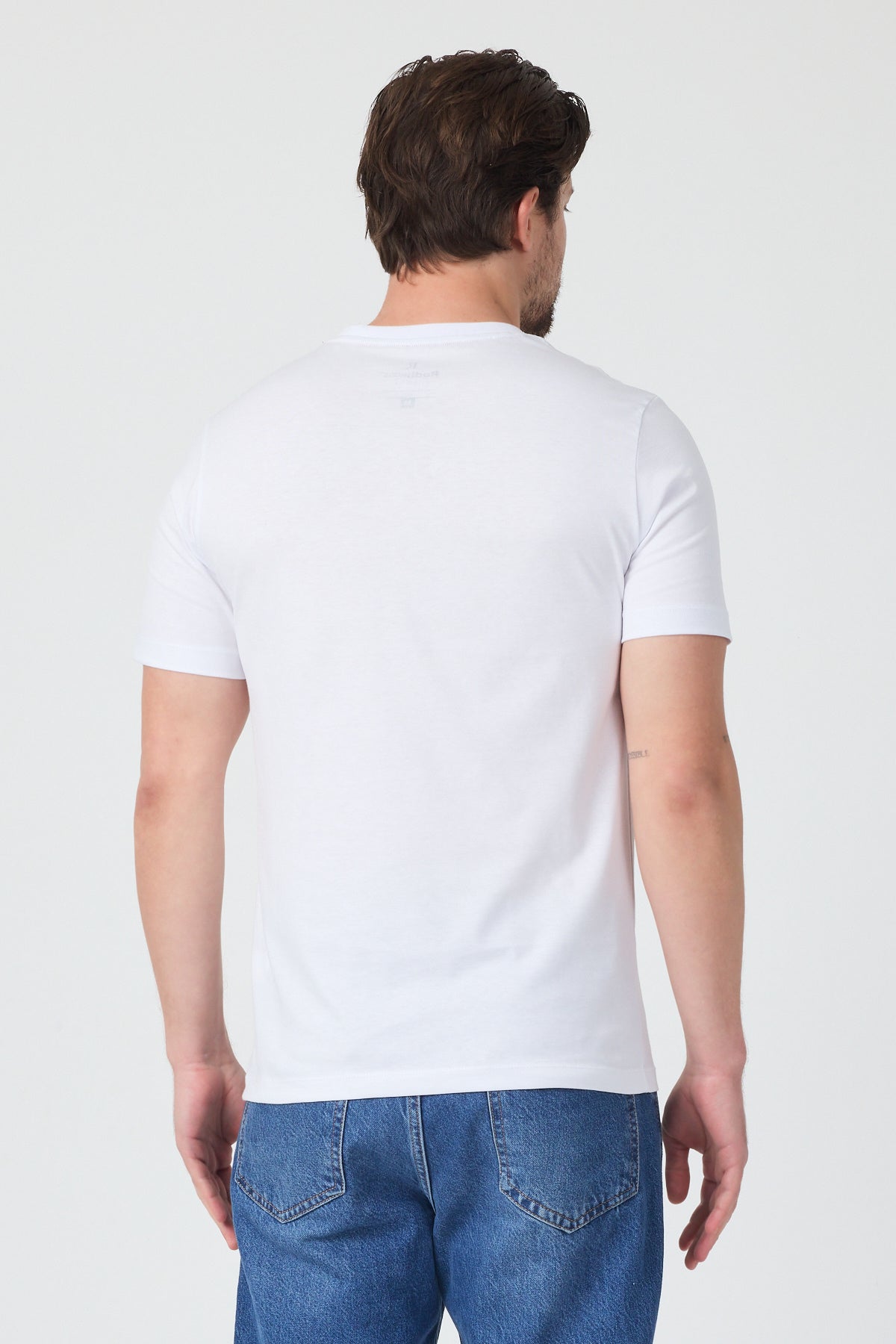 Erkek Bisiklet Yaka T-shirt 6212