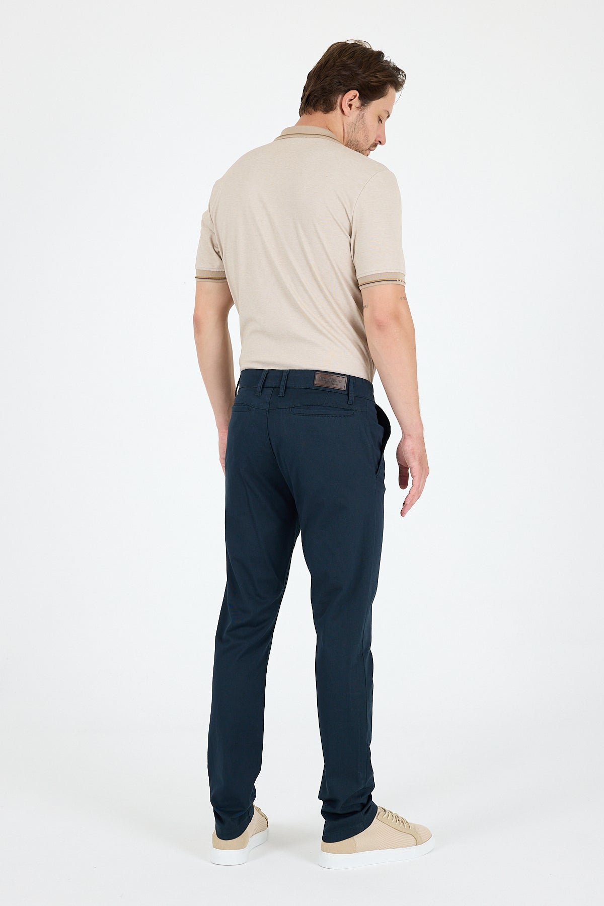 Erkek Slim Fit Chino Pantolon PamukElastan Rahat Şık Günlük Esnek Kumaş Pantolon 1012