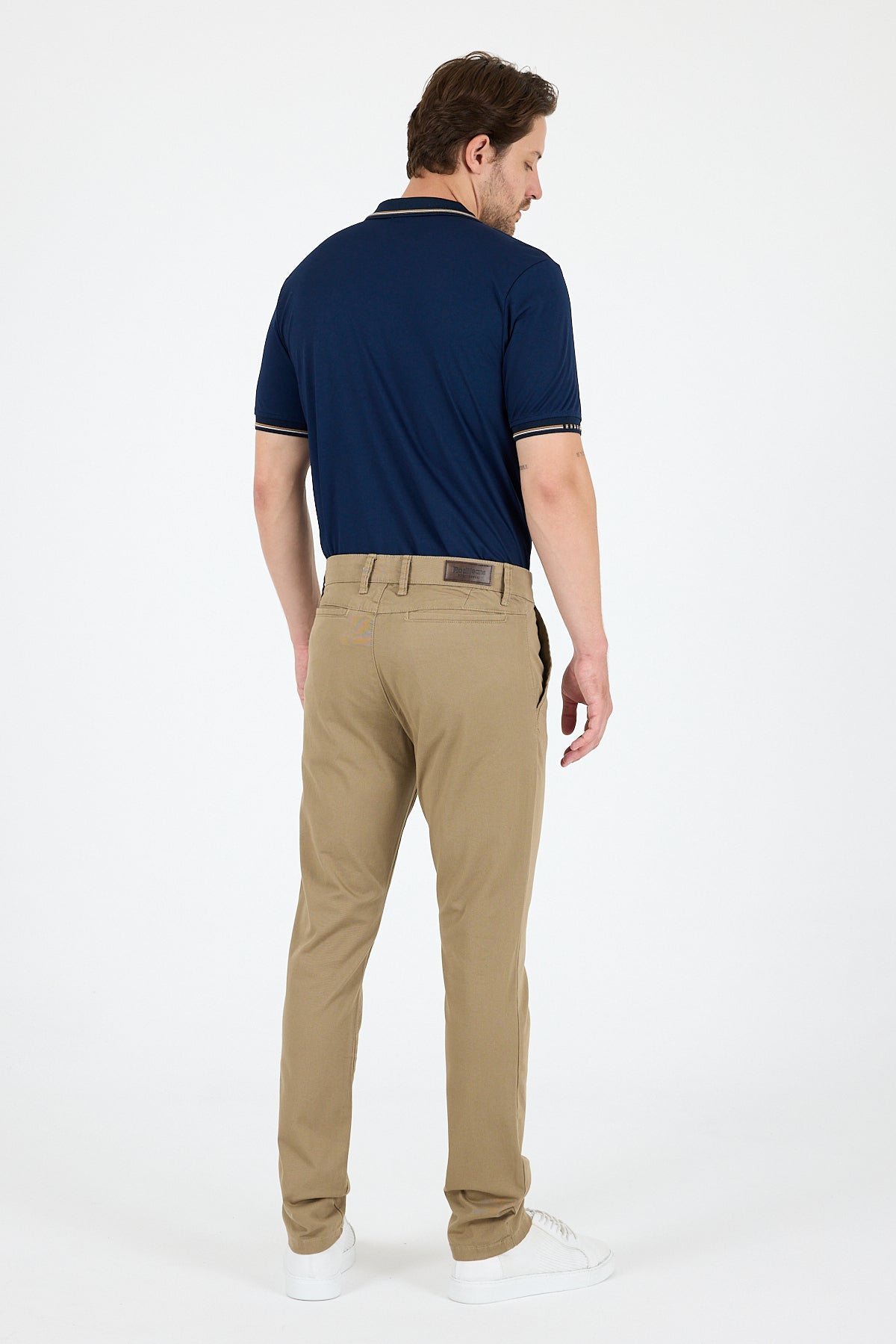 Erkek Slim Fit Chino Pantolon PamukElastan Rahat Şık Günlük Esnek Kumaş Pantolon 1012