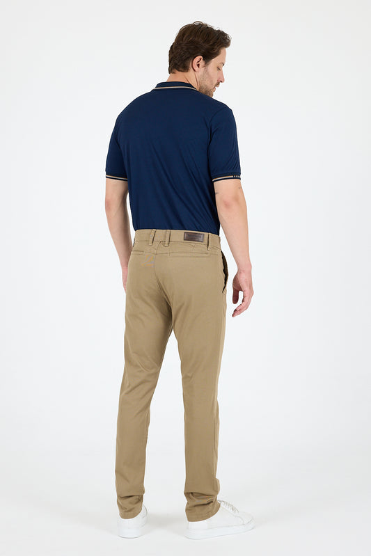 Erkek Slim Fit Chino Pantolon PamukElastan Rahat Şık Günlük Esnek Kumaş Pantolon 1012
