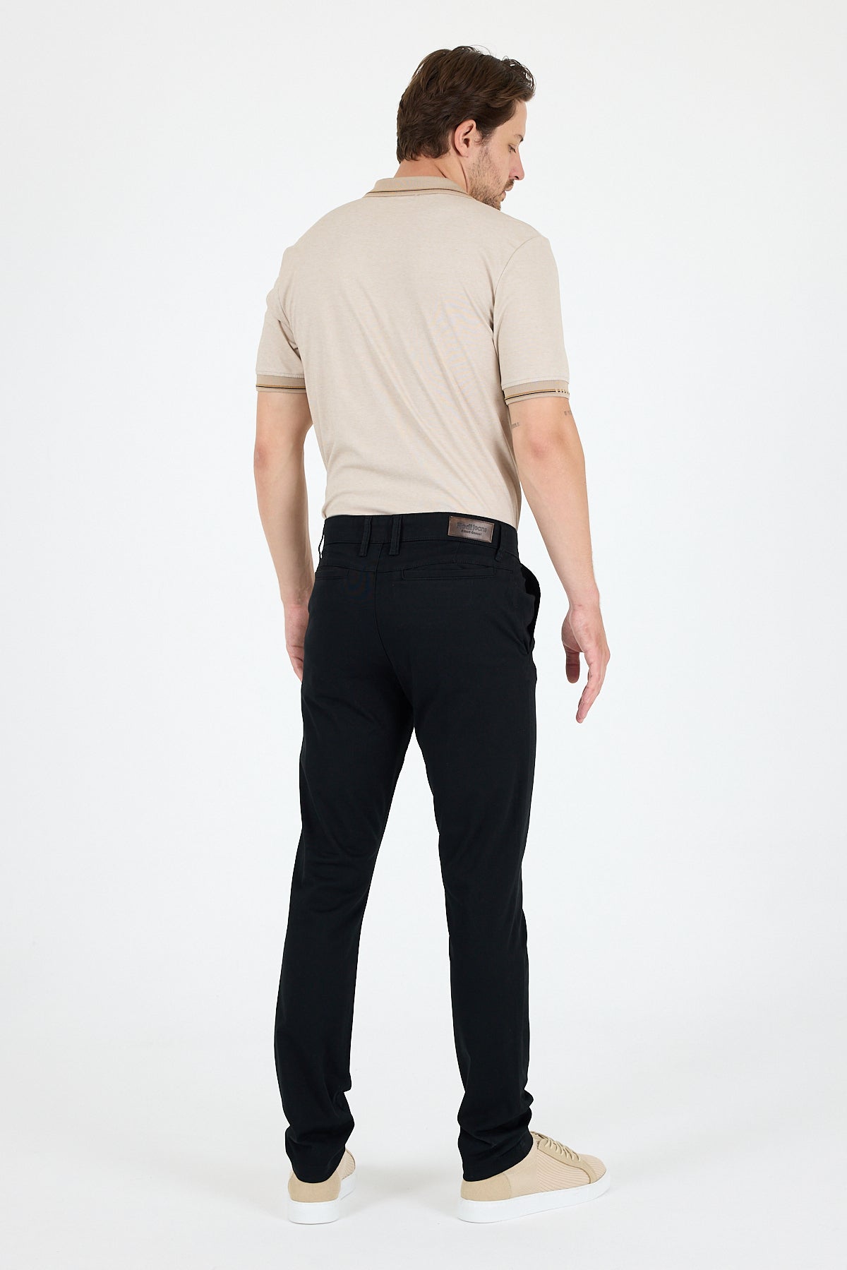Erkek Slim Fit Chino Pantolon PamukElastan Rahat Şık Günlük Esnek Kumaş Pantolon 1012