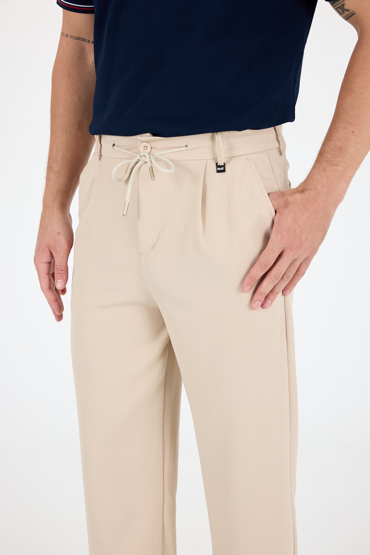 Erkek Duble Paça Baggy Jogger Eşofman Altı Pantolon Rahat Kalıp Günlük Şık Spor Giyim 3665