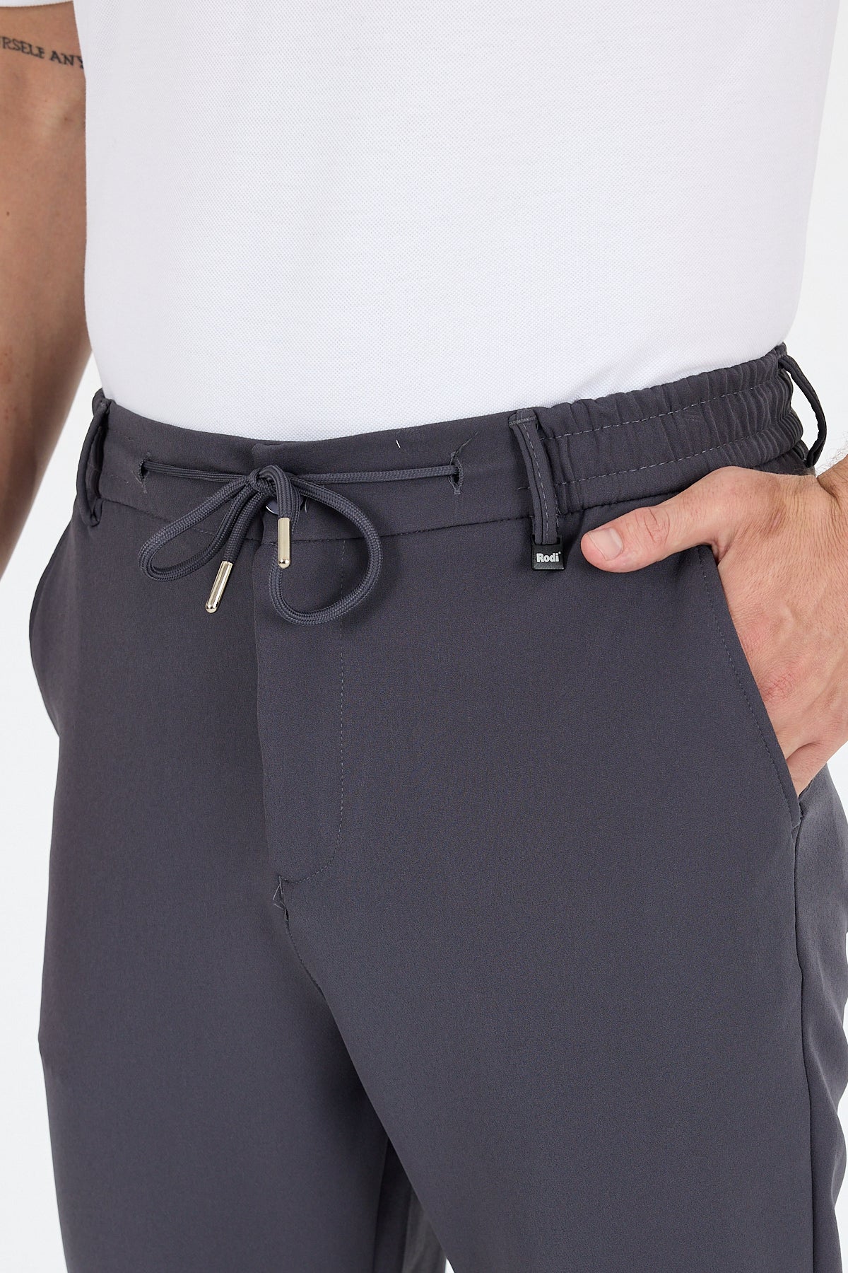 Erkek Duble Kumaş Düz Paça Rahat Kalıp Cepli Günlük ve Spor Şık Eşofman Altı Jogger Pantolon 3667
