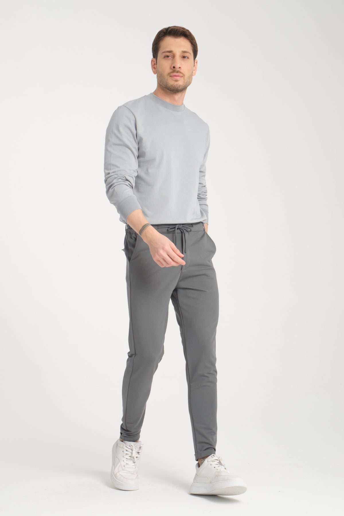 Erkek Duble Paça Kompak Pantolon 3575