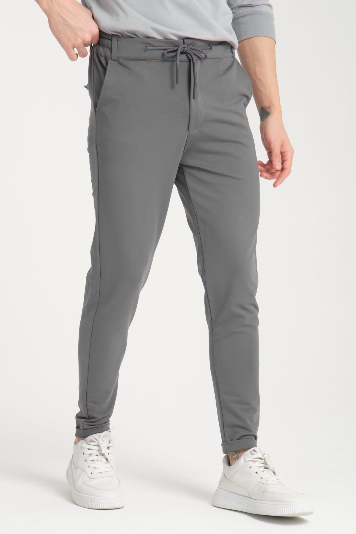 Erkek Duble Paça Kompak Pantolon 3575