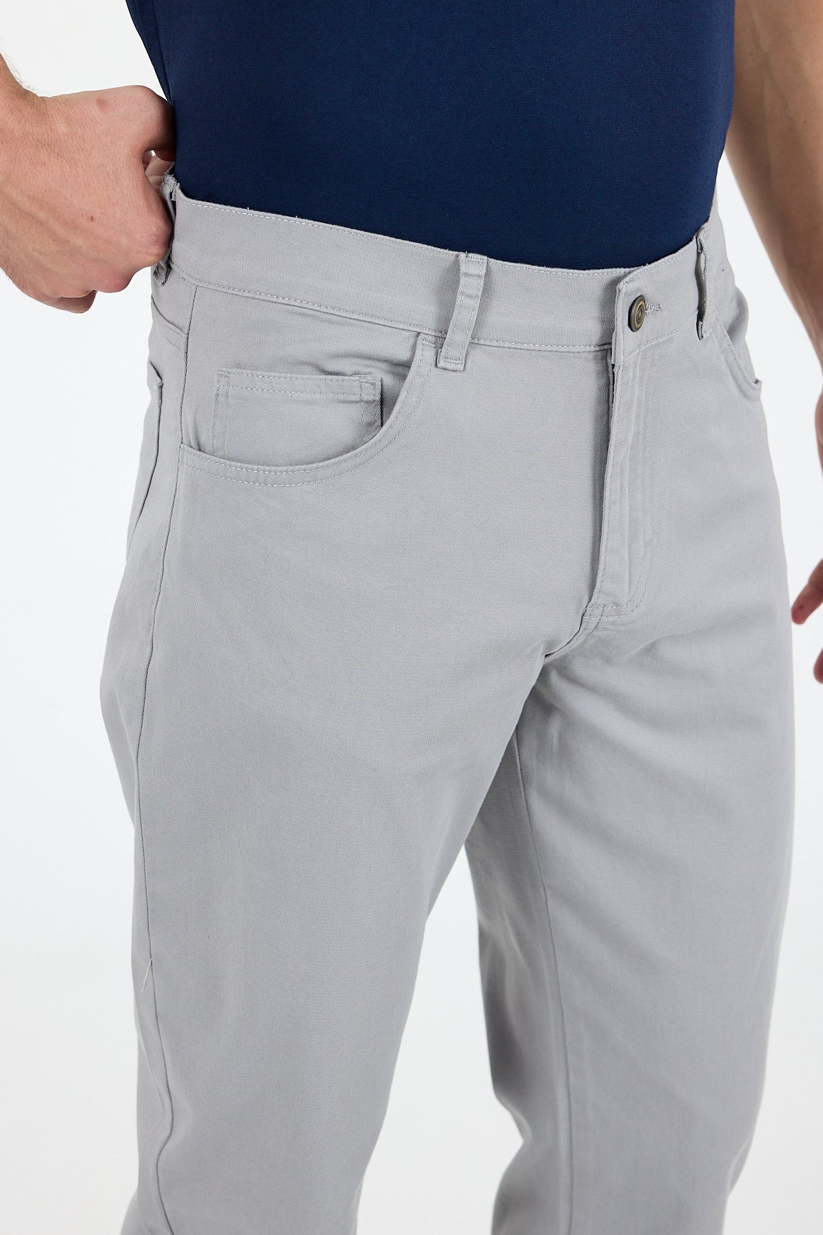 Erkek Regular Fit GabardinPamukElastan Rahat Günlük Klasik Düz Kesim Pantolon 1162