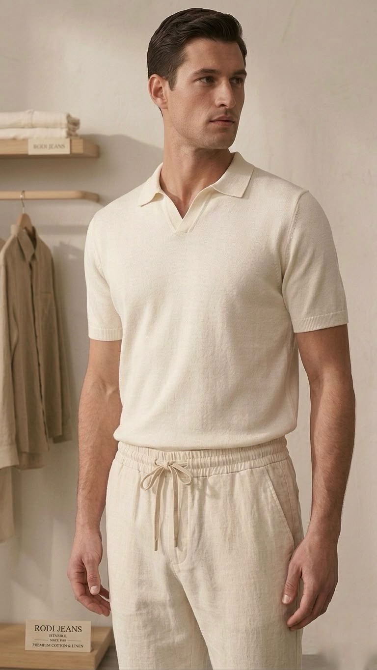 Erkek Jogger Keten Pantolon 1011