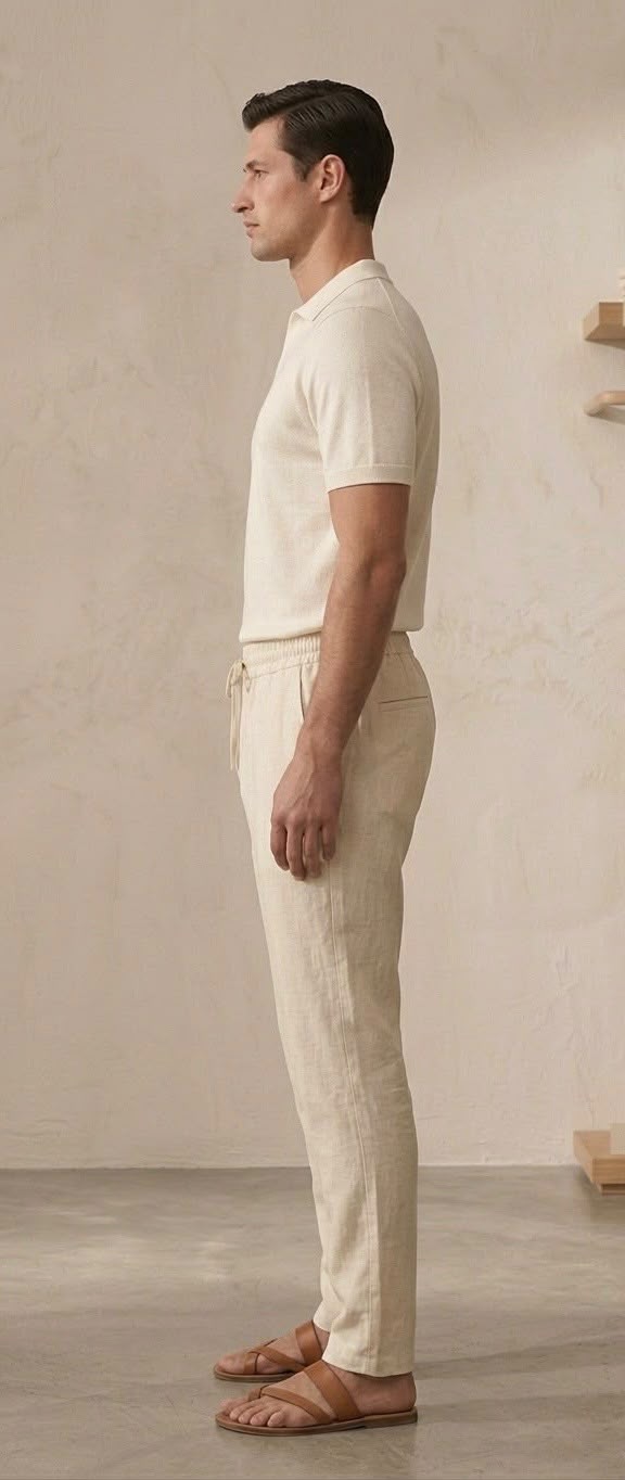 Erkek Jogger Keten Pantolon 1011