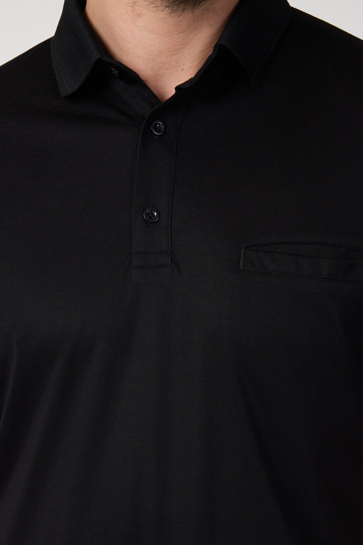 Erkek Önü Cepli Polo Yaka T-shirt-01